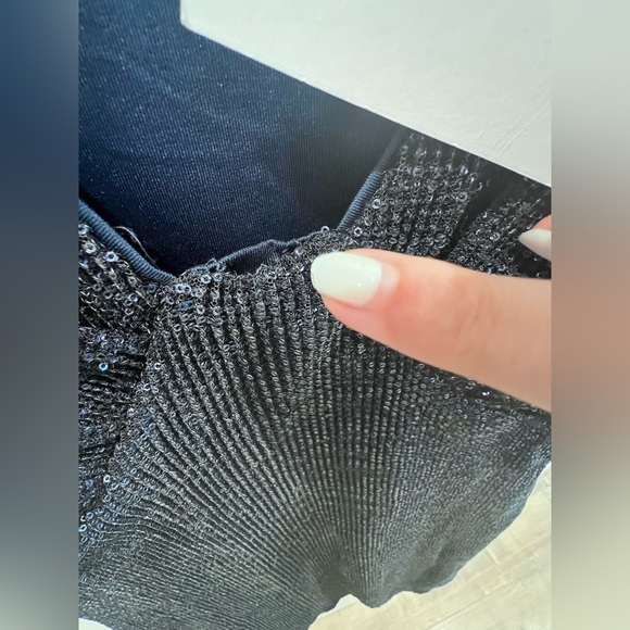 Lovers + Friends Navy Sequin Dress (Taylor Swift Eras Tour Vibes) NWT - Picture 4 of 8